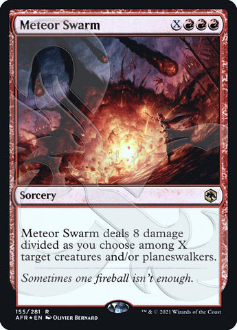 Meteor Swarm (Ampersand Promo) [Dungeons & Dragons: Adventures in the Forgotten Realms Promos] - The Mythic Store | 24h Order Processing