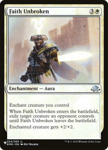 Faith Unbroken [The List] - The Mythic Store | 24h Order Processing