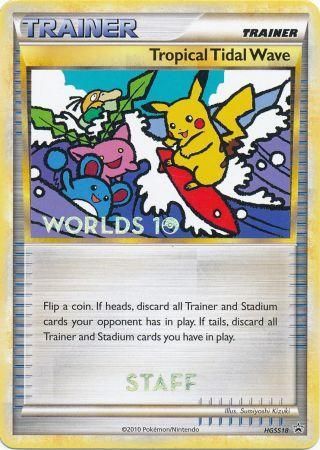 Tropical Tidal Wave (HGSS18) (Staff) [HeartGold & SoulSilver: Black Star Promos] - The Mythic Store | 24h Order Processing