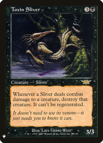 Toxin Sliver [Mystery Booster] - The Mythic Store | 24h Order Processing