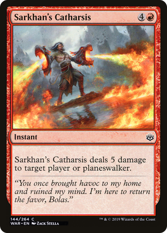 Sarkhan's Catharsis [War of the Spark] - The Mythic Store | 24h Order Processing