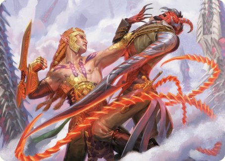 Tyvar's Stand Art Card [Phyrexia: All Will Be One Art Series] - The Mythic Store | 24h Order Processing