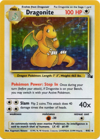 Dragonite (4/62) [Fossil Unlimited] - The Mythic Store | 24h Order Processing