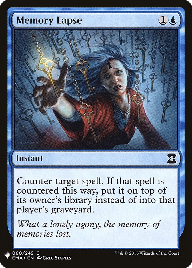 Memory Lapse [Mystery Booster] - The Mythic Store | 24h Order Processing