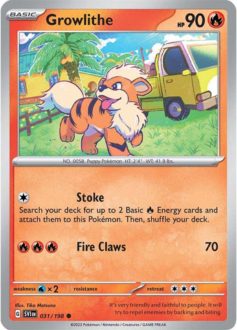 Growlithe (031/198) [Scarlet & Violet: Base Set] - The Mythic Store | 24h Order Processing