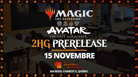 MTG Avatar: The Last Airbender Two-Headed Giant Prerelease (15 Nov) Ticket - The Mythic Store | 24h Order Processing