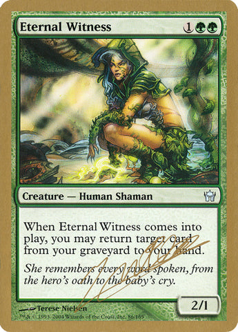 Eternal Witness (Julien Nuijten) [World Championship Decks 2004] - The Mythic Store | 24h Order Processing