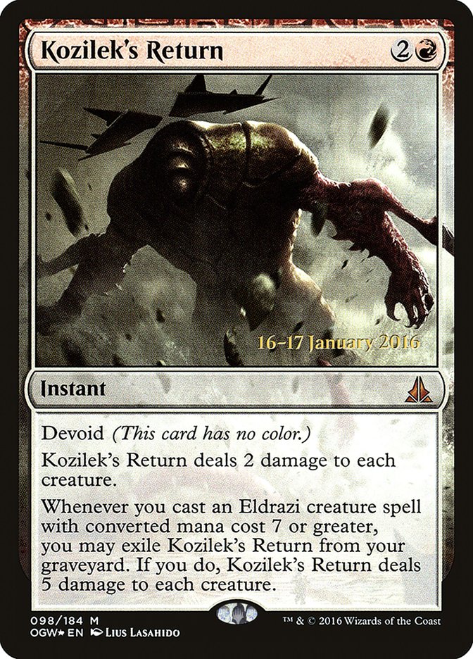 Kozilek's Return [Oath of the Gatewatch Prerelease Promos] - The Mythic Store | 24h Order Processing