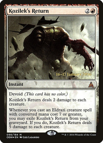 Kozilek's Return [Oath of the Gatewatch Prerelease Promos] - The Mythic Store | 24h Order Processing