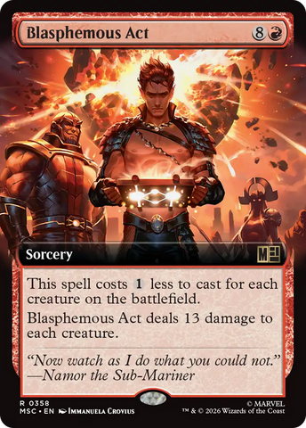 Blasphemous Act (Extended Art) [Marvel Super Heroes Commander]