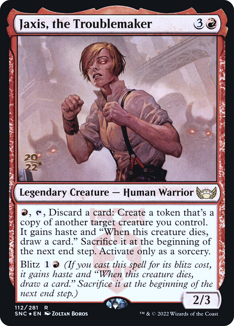 Jaxis, the Troublemaker [Streets of New Capenna Prerelease Promos] - The Mythic Store | 24h Order Processing
