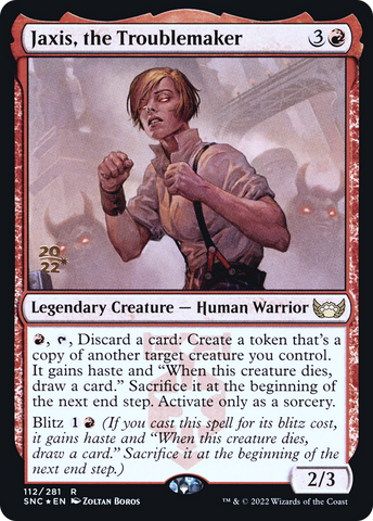 Jaxis, the Troublemaker [Streets of New Capenna Prerelease Promos] - The Mythic Store | 24h Order Processing