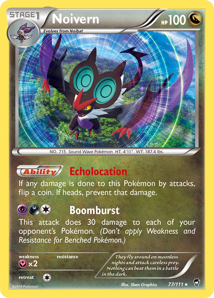 Noivern (77/111) (Cosmos Holo) (Blister Exclusive) [XY: Furious Fists] - The Mythic Store | 24h Order Processing