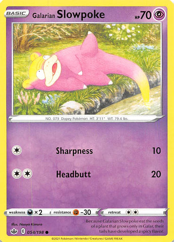 Galarian Slowpoke (054/198) [Sword & Shield: Chilling Reign] - The Mythic Store | 24h Order Processing