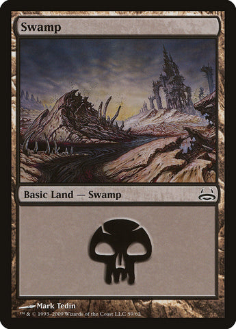 Swamp (59) [Duel Decks: Divine vs. Demonic] - The Mythic Store | 24h Order Processing