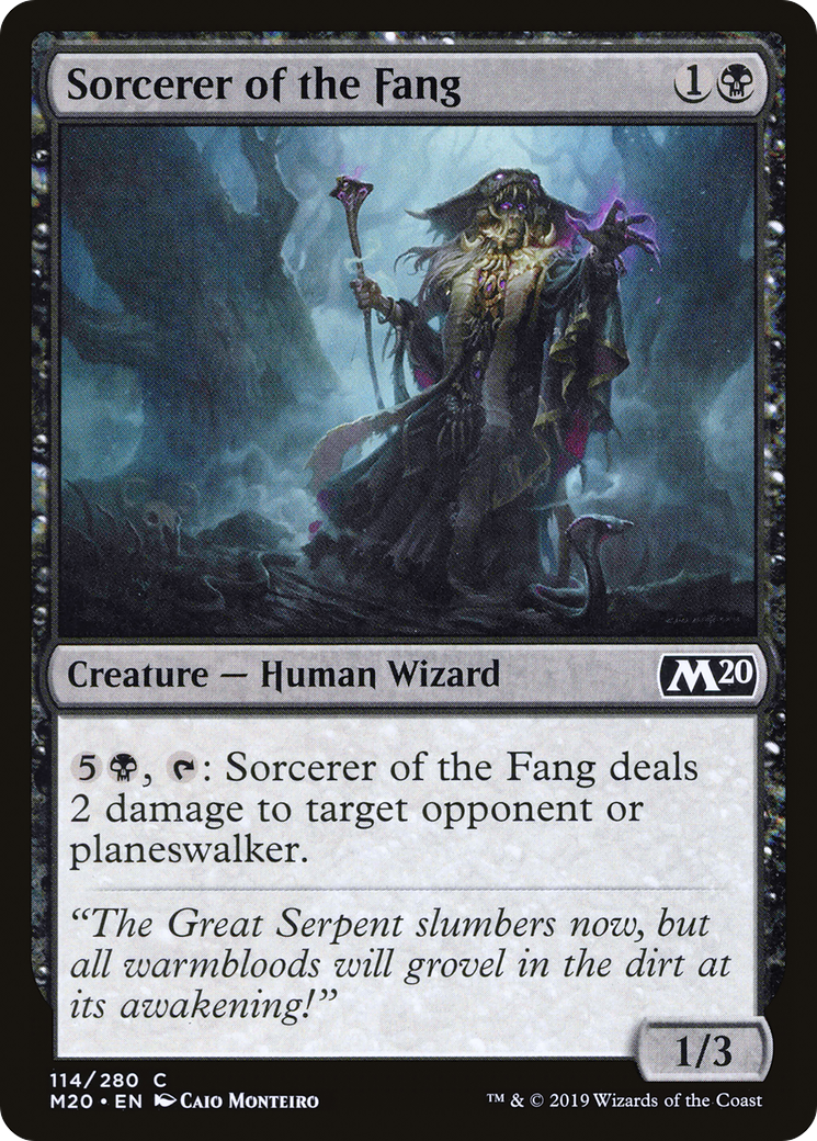 Sorcerer of the Fang [Core Set 2020] - The Mythic Store | 24h Order Processing