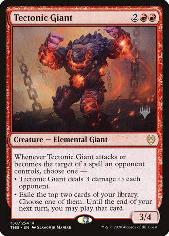 Tectonic Giant (Promo Pack) [Theros Beyond Death Promos] - The Mythic Store | 24h Order Processing