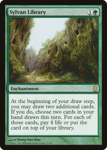 Sylvan Library [Commander's Arsenal] - The Mythic Store | 24h Order Processing