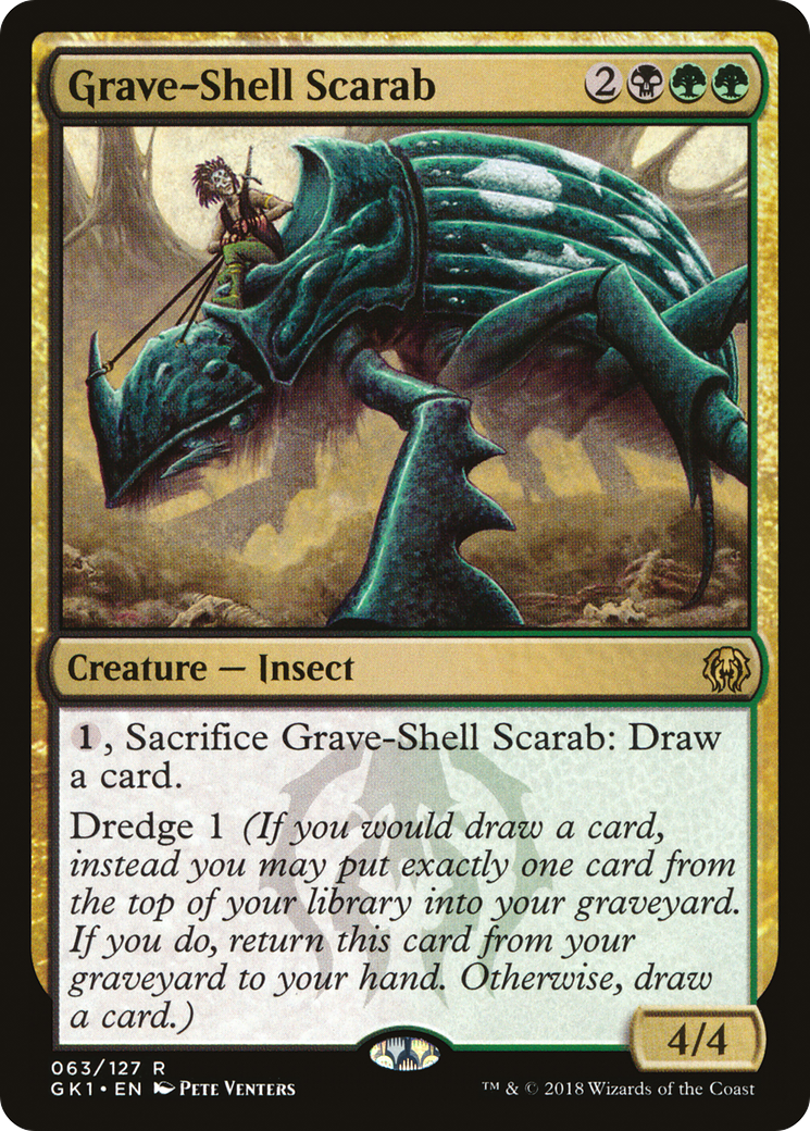 Grave-Shell Scarab [Guilds of Ravnica Guild Kit] - The Mythic Store | 24h Order Processing
