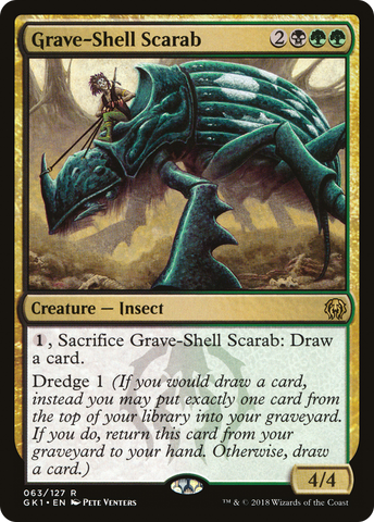 Grave-Shell Scarab [Guilds of Ravnica Guild Kit] - The Mythic Store | 24h Order Processing