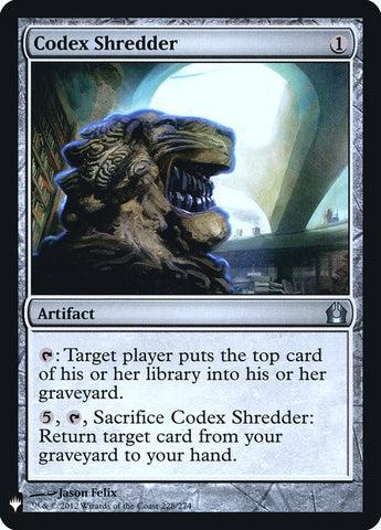 Codex Shredder [Mystery Booster] - The Mythic Store | 24h Order Processing