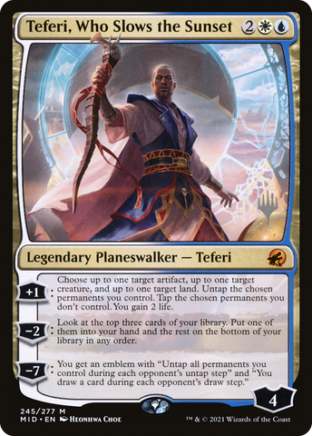 Teferi, Who Slows the Sunset (Promo Pack) [Innistrad: Midnight Hunt Promos] - The Mythic Store | 24h Order Processing