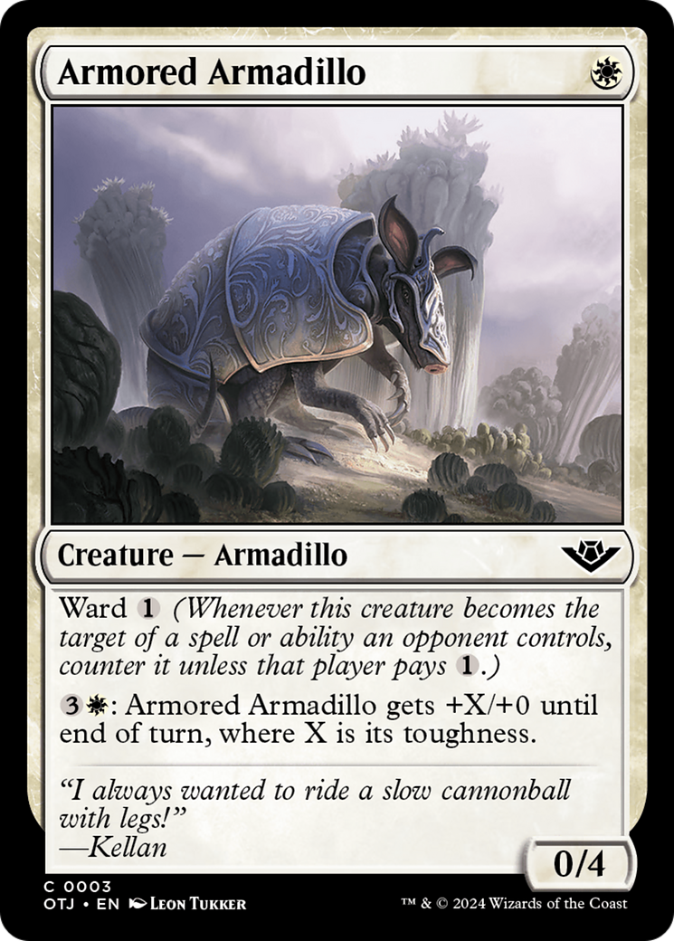 Armored Armadillo [Outlaws of Thunder Junction] - The Mythic Store | 24h Order Processing