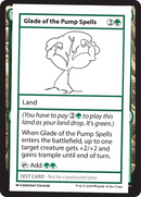 Glade of the Pump Spells [Mystery Booster 2 Playtest Cards] - The Mythic Store | 24h Order Processing