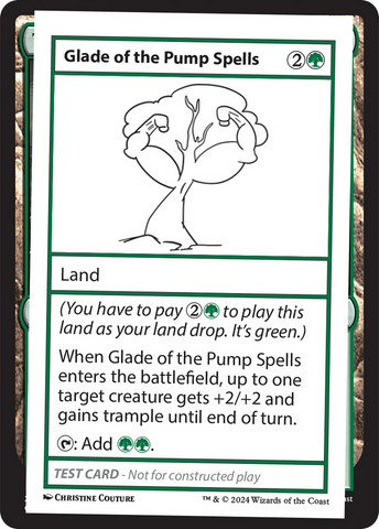 Glade of the Pump Spells [Mystery Booster 2 Playtest Cards] - The Mythic Store | 24h Order Processing