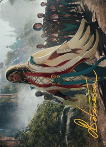 Queen Kayla bin-Kroog Art Card (Gold-Stamped Signature) [The Brothers' War Art Series] - The Mythic Store | 24h Order Processing