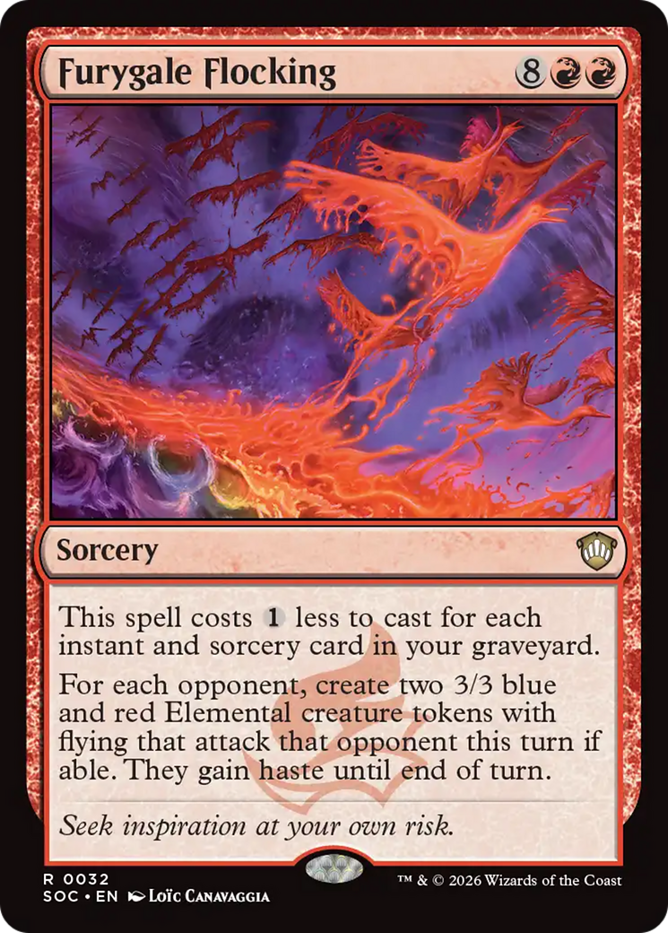 Furygale Flocking [Secrets of Strixhaven Commander] - The Mythic Store | 24h Order Processing