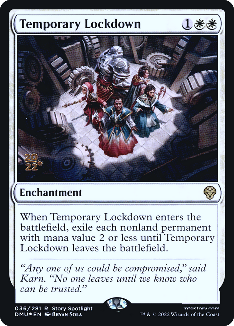 Temporary Lockdown [Dominaria United Prerelease Promos] - The Mythic Store | 24h Order Processing
