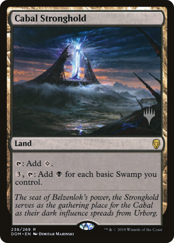 Cabal Stronghold (Promo Pack) [Dominaria Promos] - The Mythic Store | 24h Order Processing