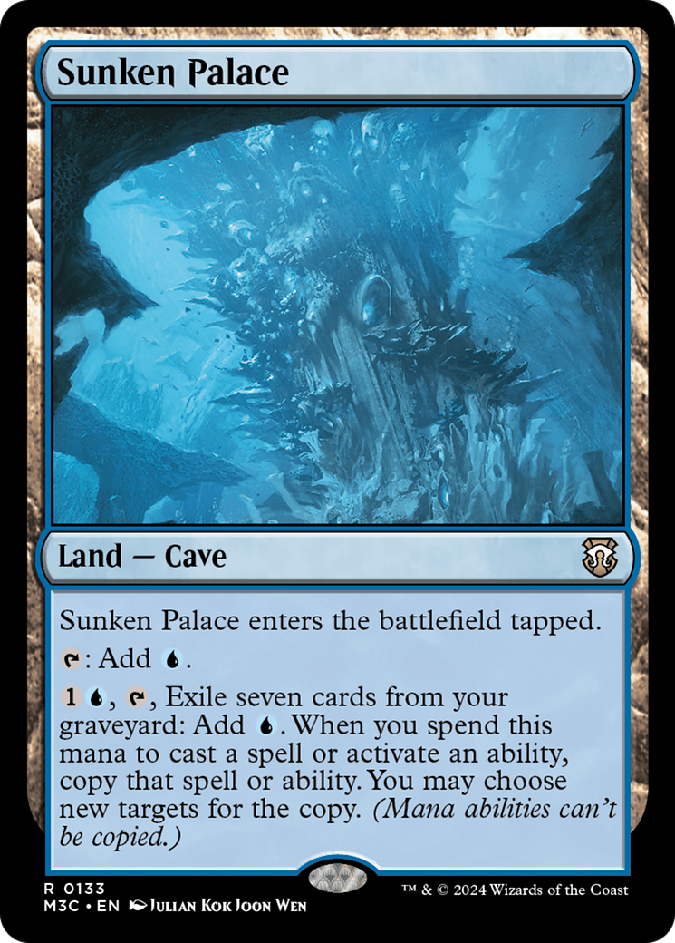 Sunken Palace (Extended Art) (Ripple Foil) [Modern Horizons 3 Commander] - The Mythic Store | 24h Order Processing