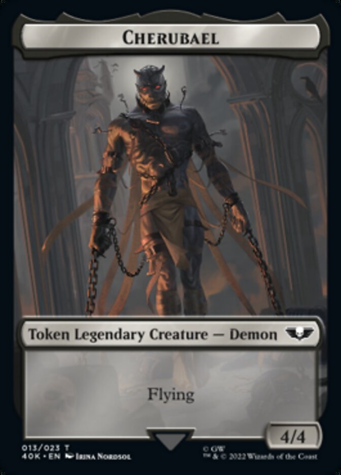 Astartes Warrior // Cherubael Double-Sided Token (Surge Foil) [Warhammer 40,000 Tokens] - The Mythic Store | 24h Order Processing