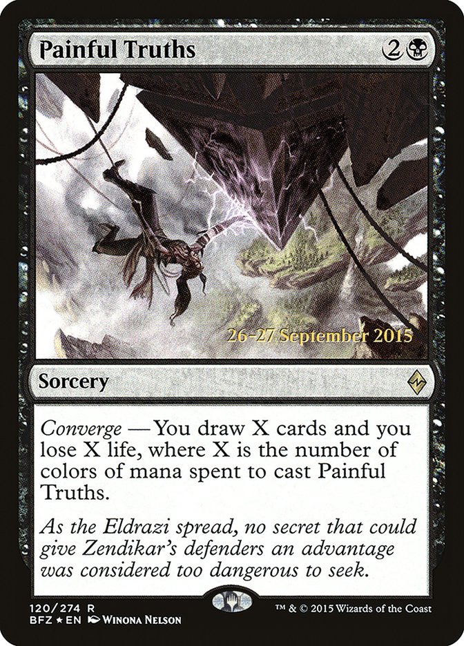 Painful Truths [Battle for Zendikar Prerelease Promos] - The Mythic Store | 24h Order Processing