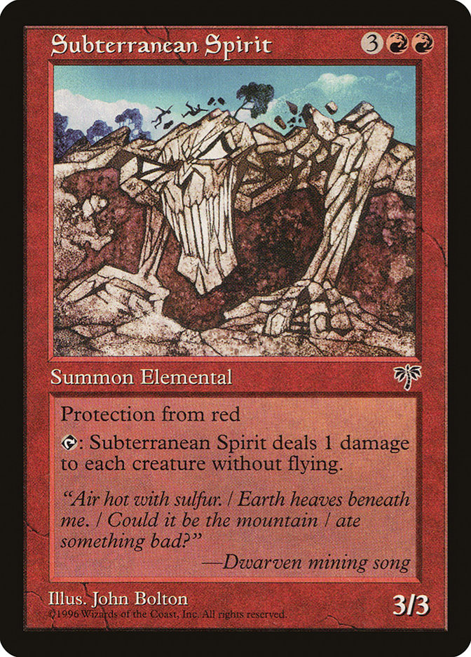 Subterranean Spirit [Mirage] - The Mythic Store | 24h Order Processing