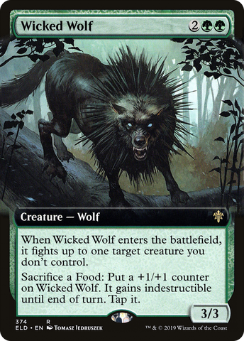 Wicked Wolf (Extended Art) [Throne of Eldraine] - The Mythic Store | 24h Order Processing