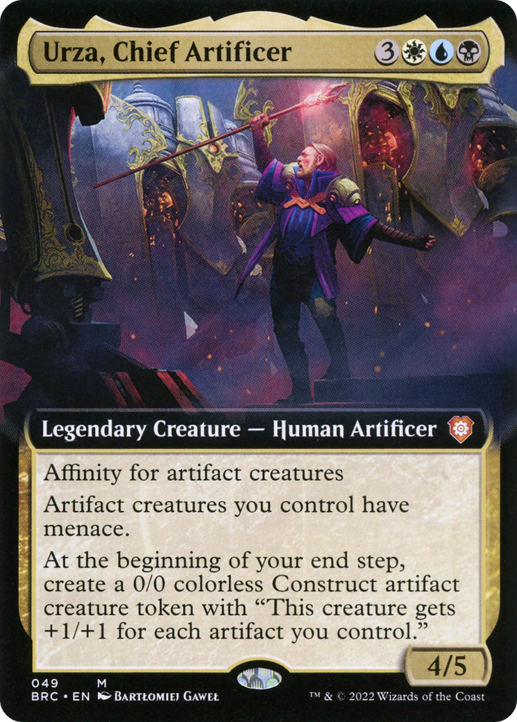 Urza, Chief Artificer (Extended Art) [The Brothers' War Commander] - The Mythic Store | 24h Order Processing