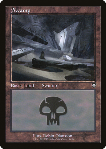 Swamp (034) (Retro) [The Brothers' War Commander] - The Mythic Store | 24h Order Processing