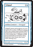 Subgoyf [Mystery Booster 2 Playtest Cards] - The Mythic Store | 24h Order Processing