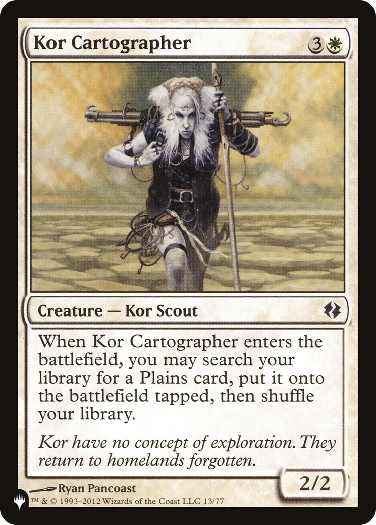 Kor Cartographer [The List] - The Mythic Store | 24h Order Processing