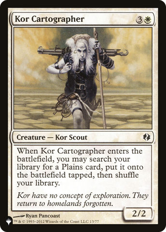 Kor Cartographer [The List] - The Mythic Store | 24h Order Processing