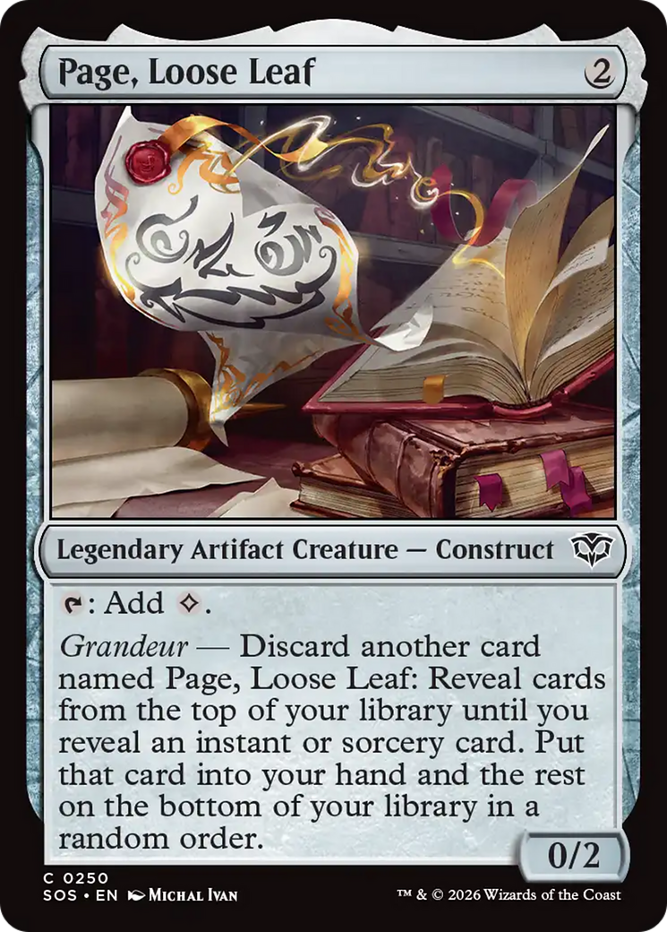Page, Loose Leaf [Secrets of Strixhaven] - The Mythic Store | 24h Order Processing
