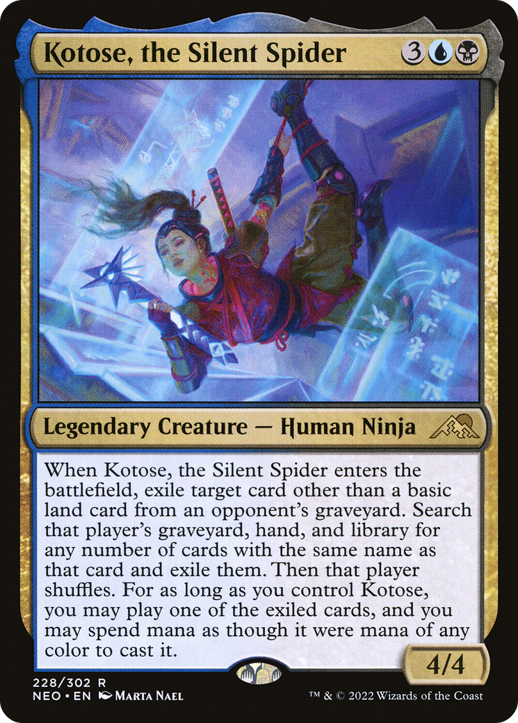 Kotose, the Silent Spider [Kamigawa: Neon Dynasty] - The Mythic Store | 24h Order Processing