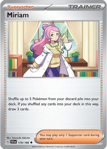 Miriam (179/198) [Scarlet & Violet: Base Set] - The Mythic Store | 24h Order Processing