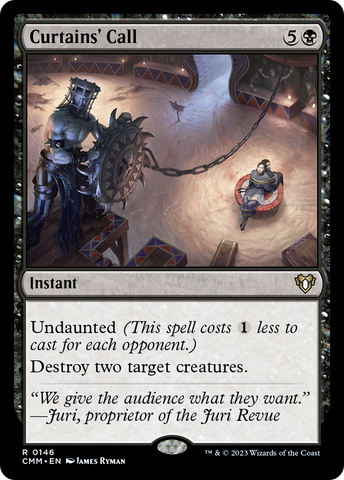 Curtains' Call [Commander Masters] - The Mythic Store | 24h Order Processing