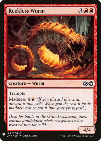 Reckless Wurm [Mystery Booster] - The Mythic Store | 24h Order Processing