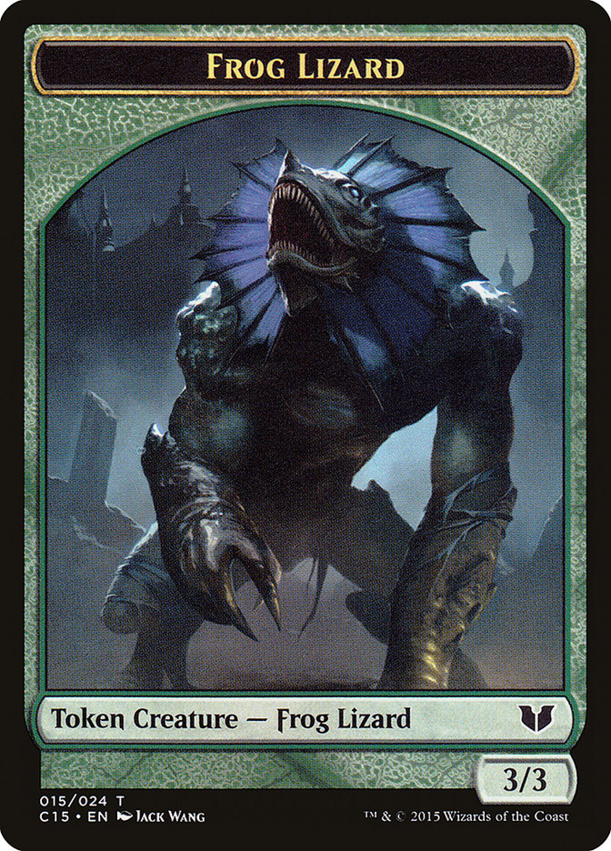 Frog Lizard // Germ Double-Sided Token [Commander 2015 Tokens] - The Mythic Store | 24h Order Processing