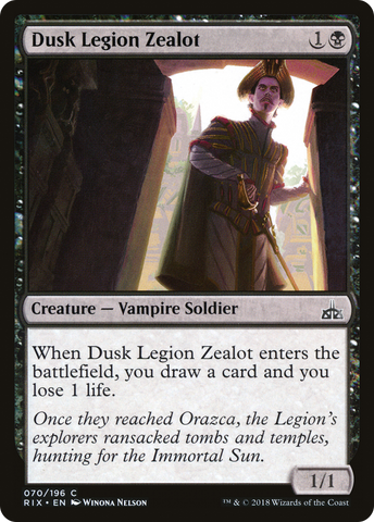 Dusk Legion Zealot [Rivals of Ixalan] - The Mythic Store | 24h Order Processing